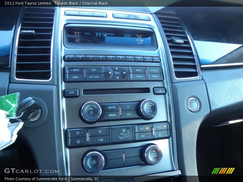 Tuxedo Black / Charcoal Black 2011 Ford Taurus Limited