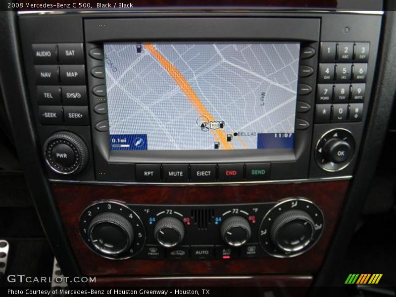 Navigation of 2008 G 500