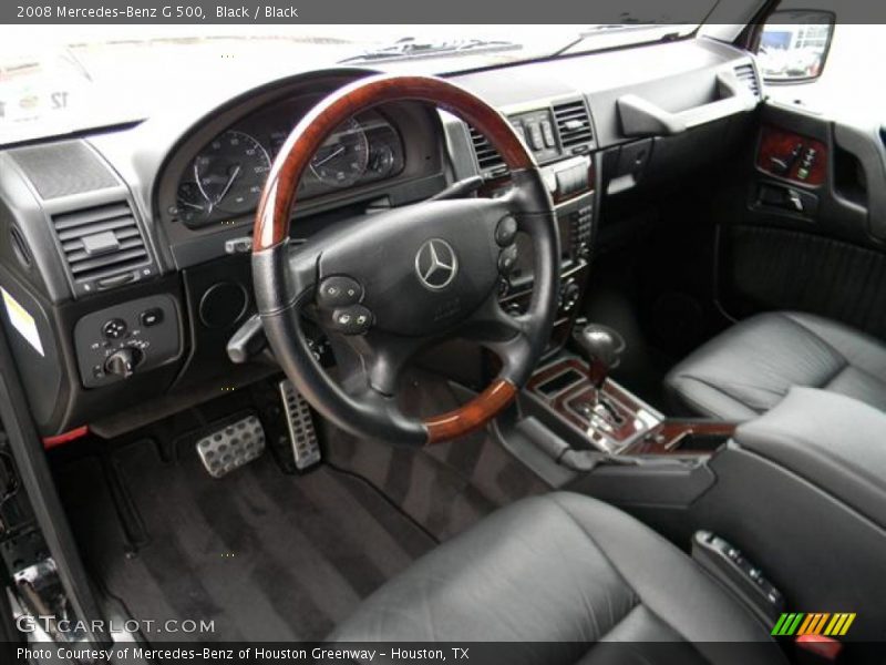 Black / Black 2008 Mercedes-Benz G 500