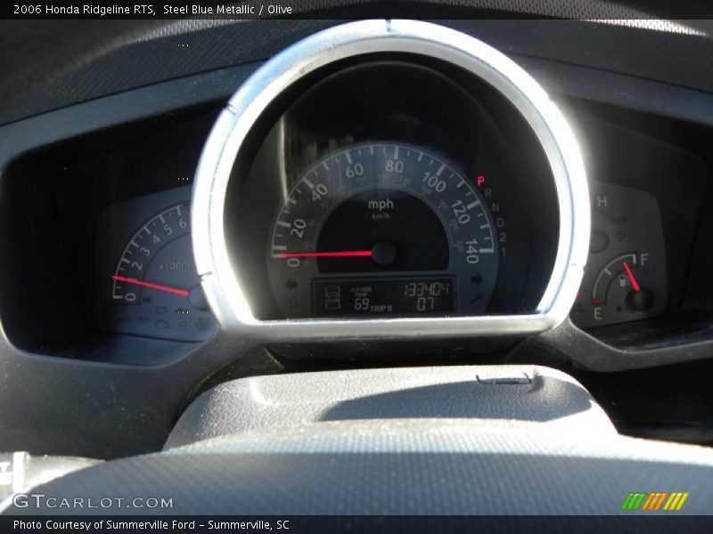 Steel Blue Metallic / Olive 2006 Honda Ridgeline RTS