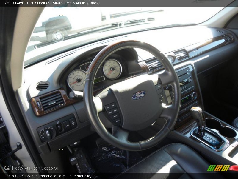 Silver Birch Metallic / Black 2008 Ford Taurus Limited