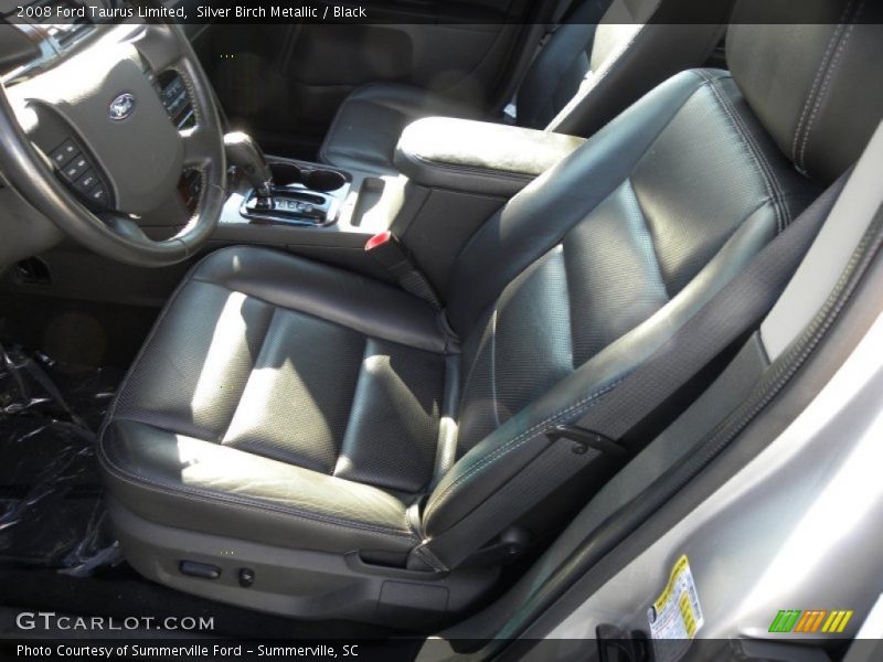 Silver Birch Metallic / Black 2008 Ford Taurus Limited