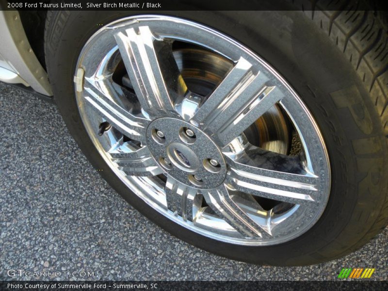 Silver Birch Metallic / Black 2008 Ford Taurus Limited