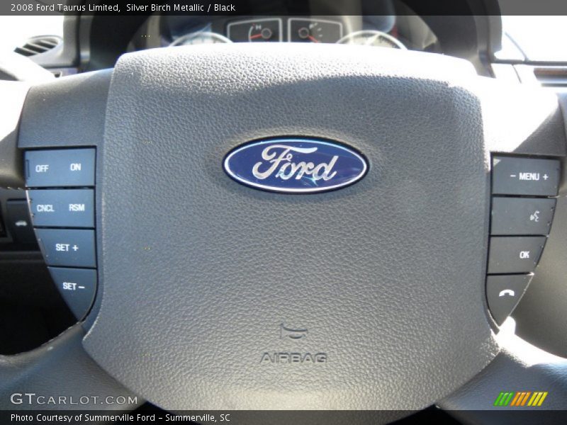 Silver Birch Metallic / Black 2008 Ford Taurus Limited
