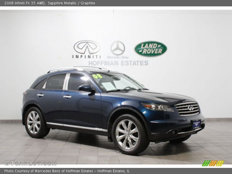 Sapphire Metallic / Graphite 2008 Infiniti FX 35 AWD
