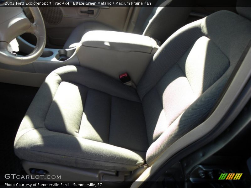 Estate Green Metallic / Medium Prairie Tan 2002 Ford Explorer Sport Trac 4x4