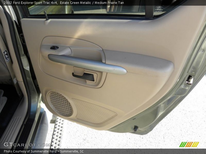 Estate Green Metallic / Medium Prairie Tan 2002 Ford Explorer Sport Trac 4x4