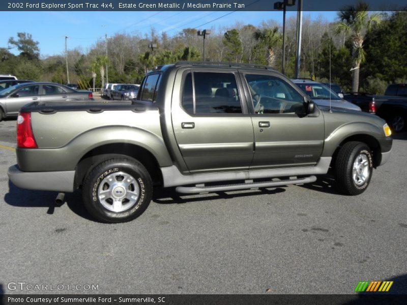 Estate Green Metallic / Medium Prairie Tan 2002 Ford Explorer Sport Trac 4x4