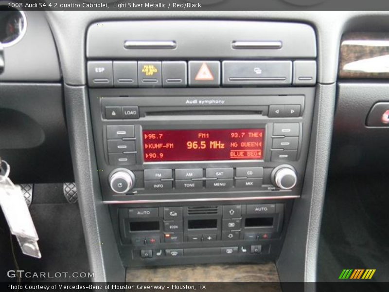 Audio System of 2008 S4 4.2 quattro Cabriolet