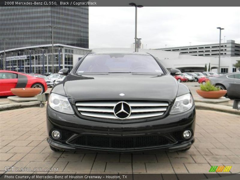 Black / Cognac/Black 2008 Mercedes-Benz CL 550