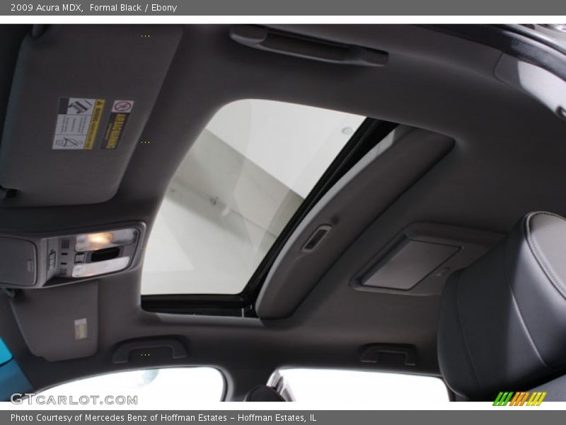 Sunroof of 2009 MDX 