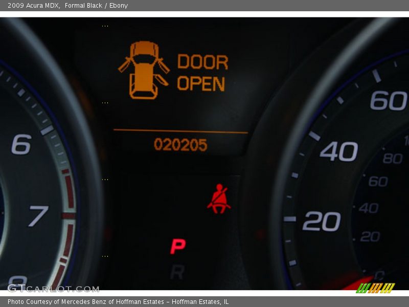Formal Black / Ebony 2009 Acura MDX