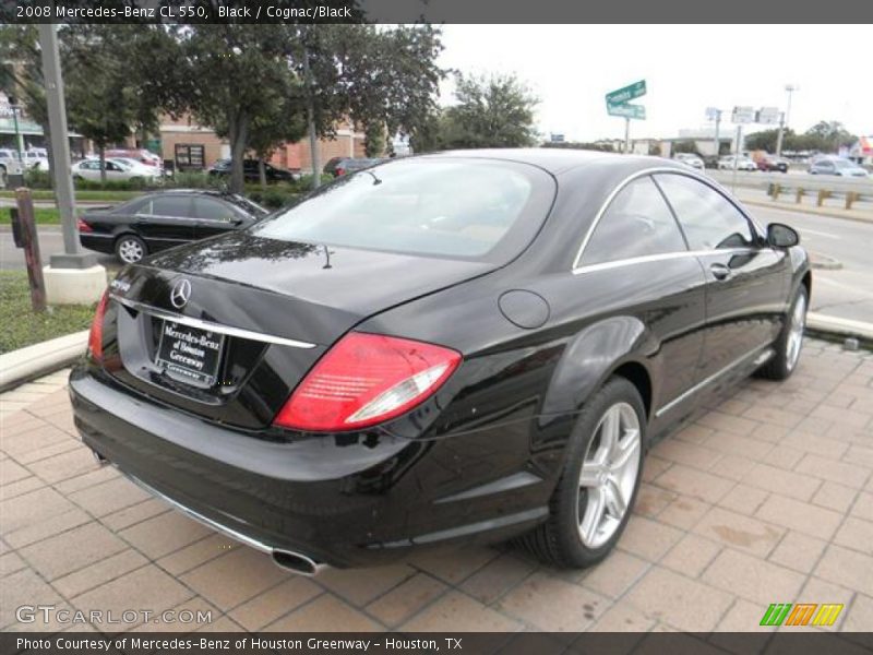 Black / Cognac/Black 2008 Mercedes-Benz CL 550