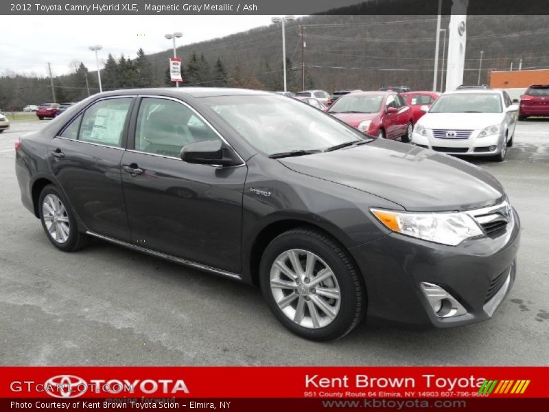 Magnetic Gray Metallic / Ash 2012 Toyota Camry Hybrid XLE