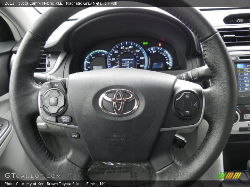 Magnetic Gray Metallic / Ash 2012 Toyota Camry Hybrid XLE