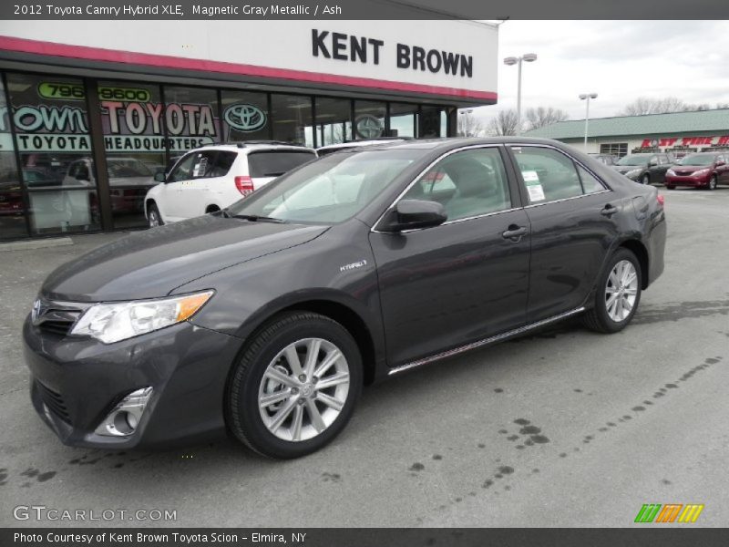 Magnetic Gray Metallic / Ash 2012 Toyota Camry Hybrid XLE