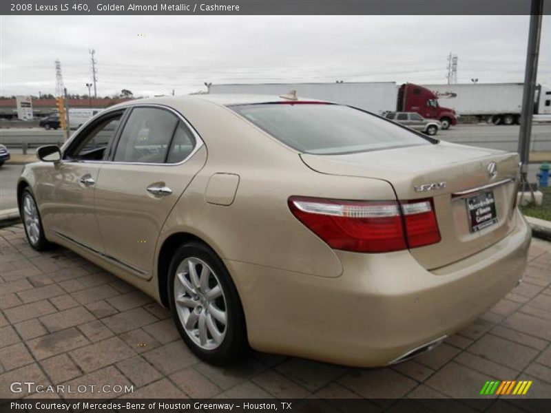 Golden Almond Metallic / Cashmere 2008 Lexus LS 460