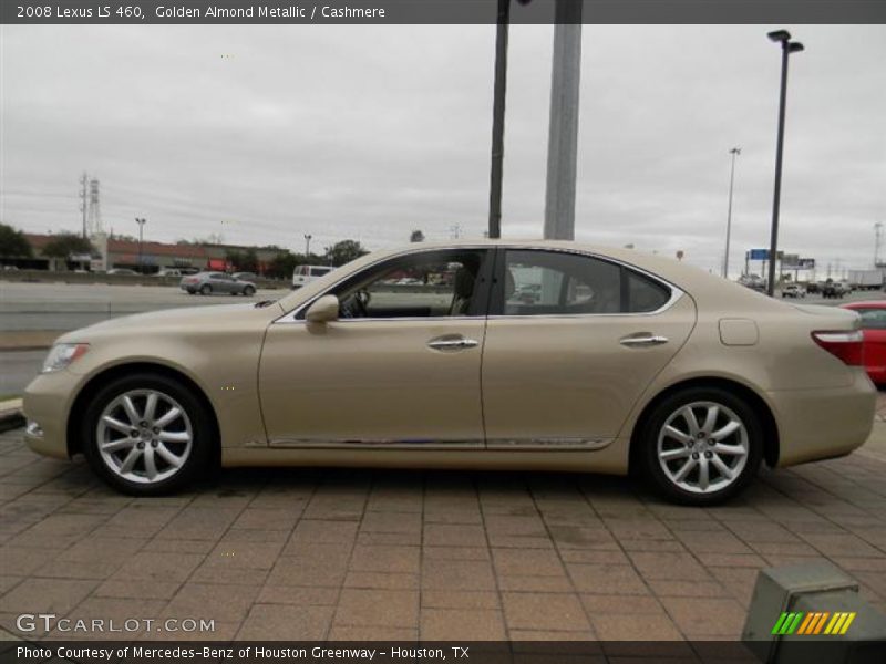 Golden Almond Metallic / Cashmere 2008 Lexus LS 460