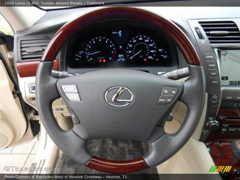 Golden Almond Metallic / Cashmere 2008 Lexus LS 460