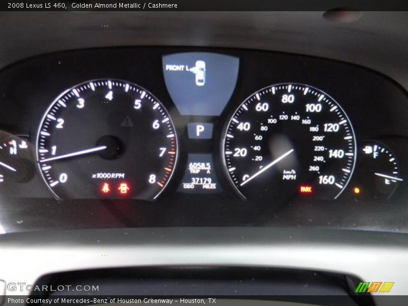 Golden Almond Metallic / Cashmere 2008 Lexus LS 460