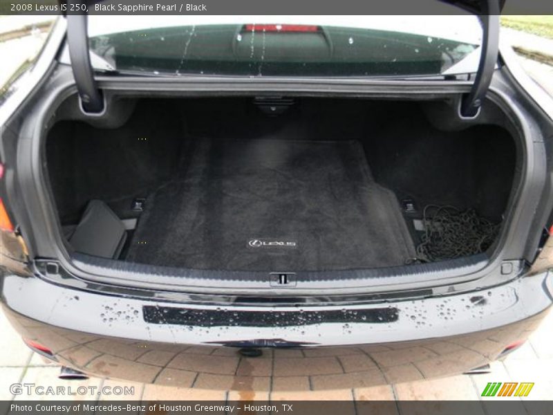 Black Sapphire Pearl / Black 2008 Lexus IS 250