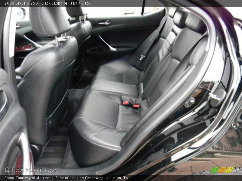 Black Sapphire Pearl / Black 2008 Lexus IS 250