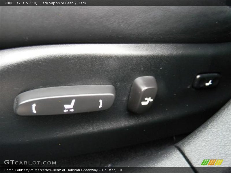 Black Sapphire Pearl / Black 2008 Lexus IS 250