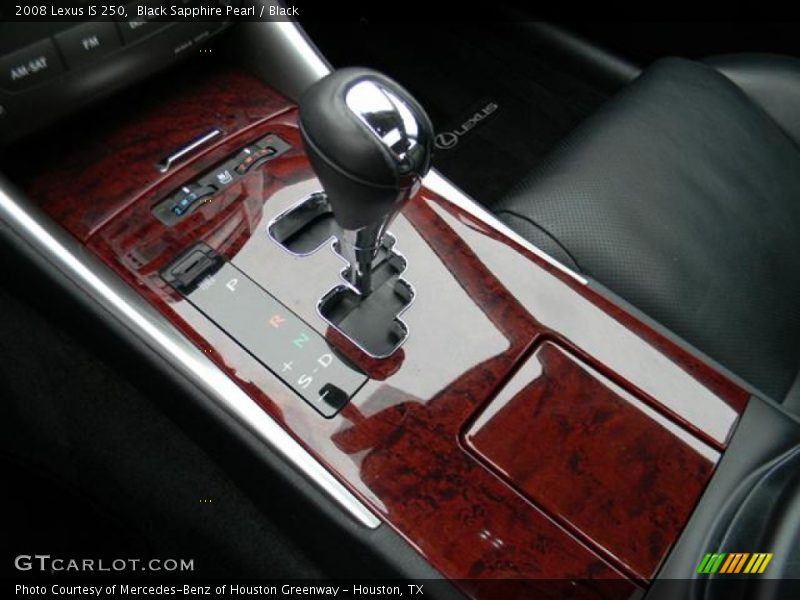 Black Sapphire Pearl / Black 2008 Lexus IS 250