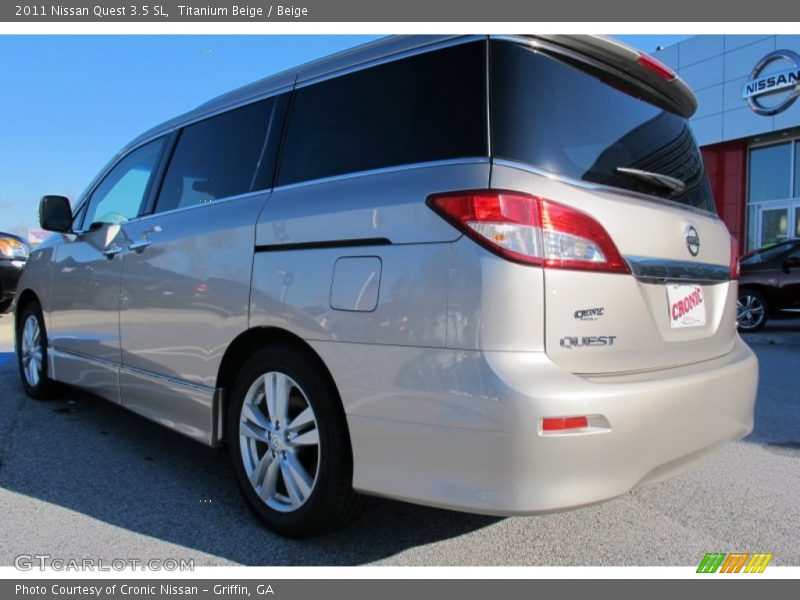 Titanium Beige / Beige 2011 Nissan Quest 3.5 SL