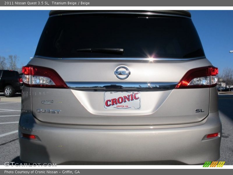 Titanium Beige / Beige 2011 Nissan Quest 3.5 SL