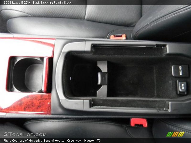 Black Sapphire Pearl / Black 2008 Lexus IS 250