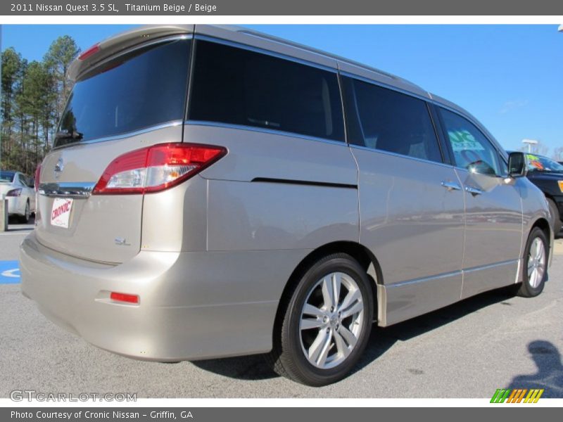 Titanium Beige / Beige 2011 Nissan Quest 3.5 SL