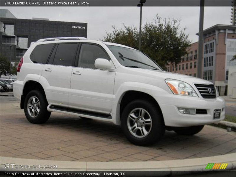 Blizzard White Pearl / Ivory 2008 Lexus GX 470