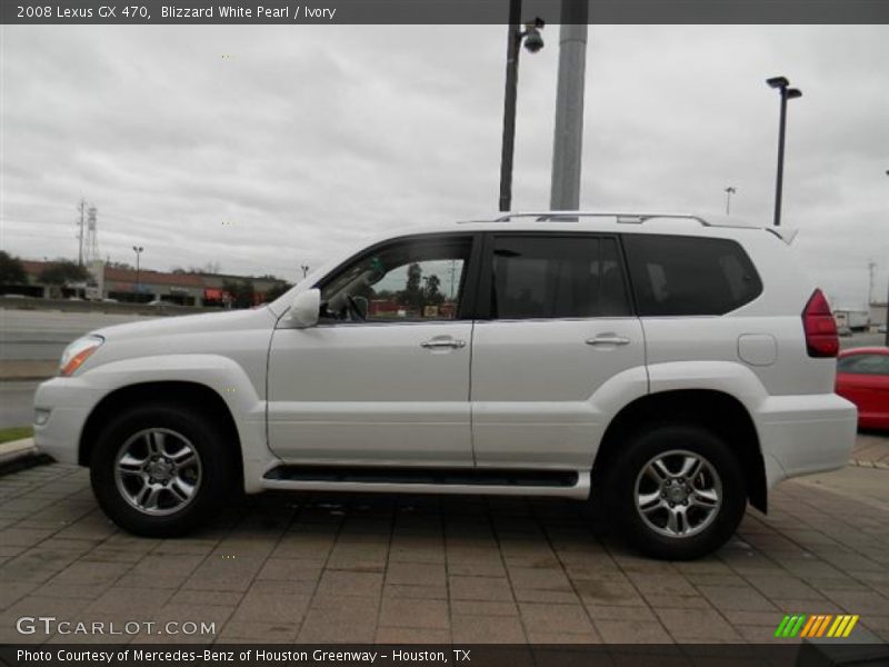 Blizzard White Pearl / Ivory 2008 Lexus GX 470