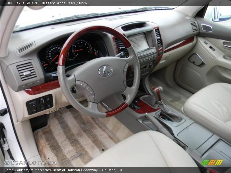 Blizzard White Pearl / Ivory 2008 Lexus GX 470