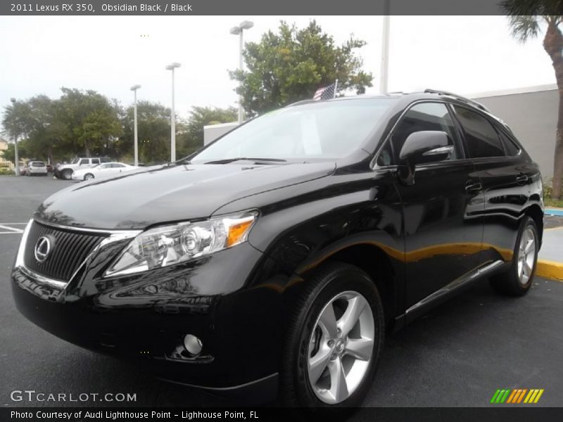 Front 3/4 View of 2011 RX 350