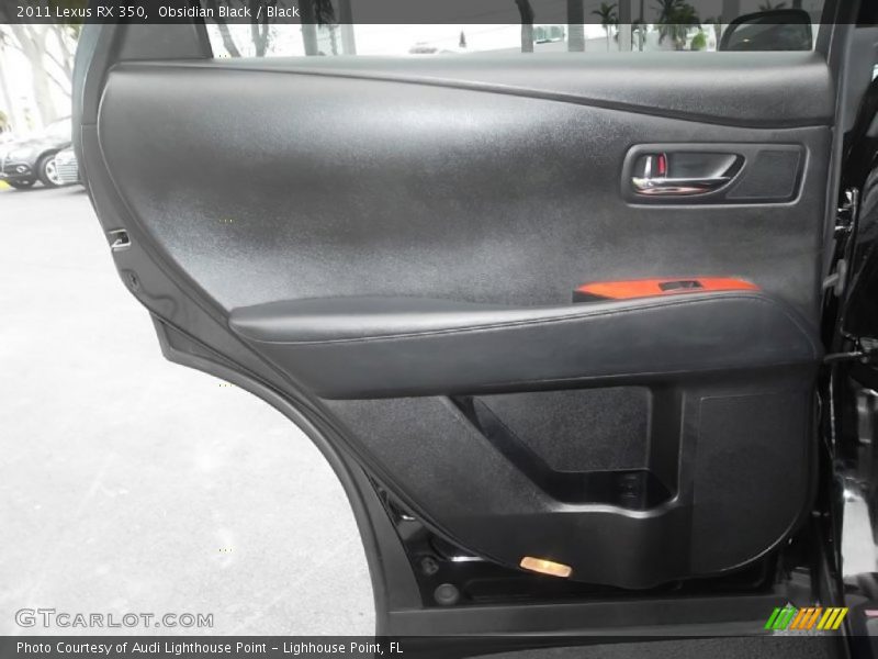 Obsidian Black / Black 2011 Lexus RX 350