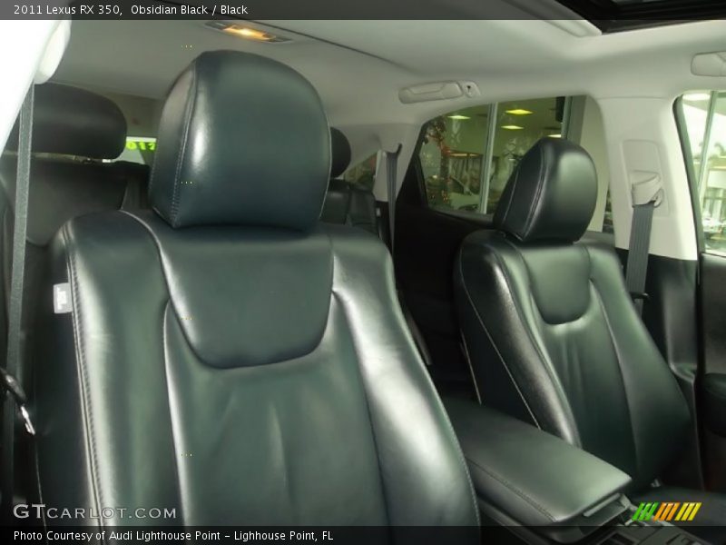 Obsidian Black / Black 2011 Lexus RX 350