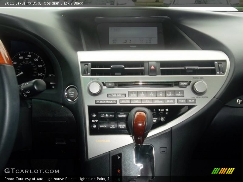 Controls of 2011 RX 350