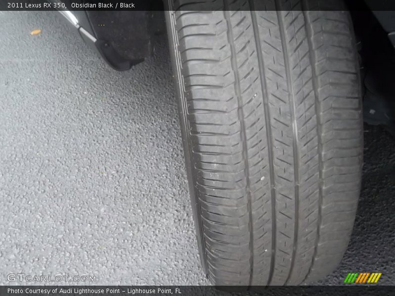 Obsidian Black / Black 2011 Lexus RX 350
