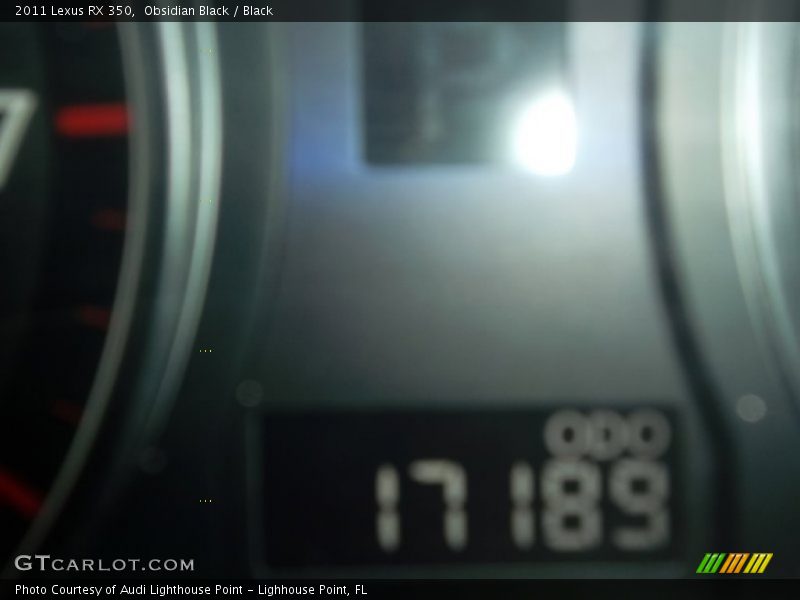 Obsidian Black / Black 2011 Lexus RX 350