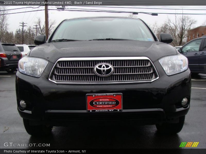 Black / Sand Beige 2010 Toyota Highlander Hybrid Limited 4WD