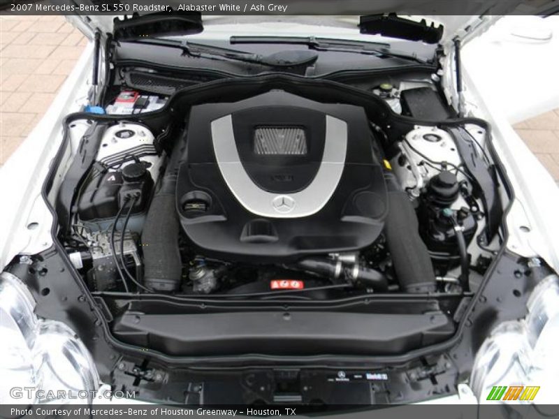 Alabaster White / Ash Grey 2007 Mercedes-Benz SL 550 Roadster