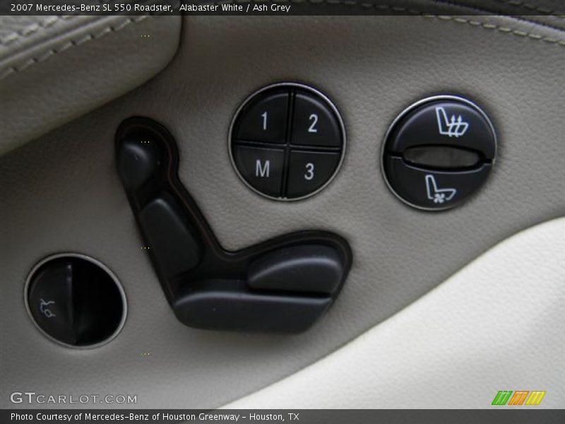 Alabaster White / Ash Grey 2007 Mercedes-Benz SL 550 Roadster
