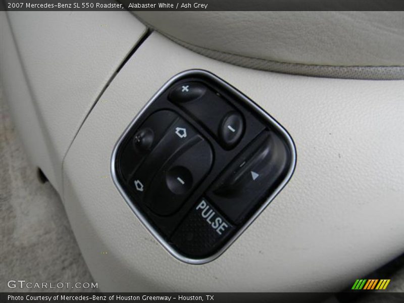 Alabaster White / Ash Grey 2007 Mercedes-Benz SL 550 Roadster