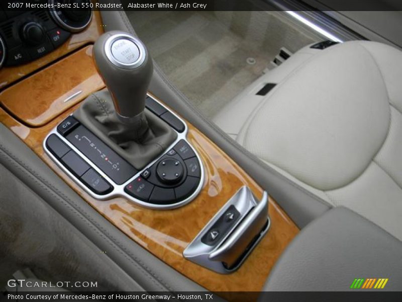 Alabaster White / Ash Grey 2007 Mercedes-Benz SL 550 Roadster