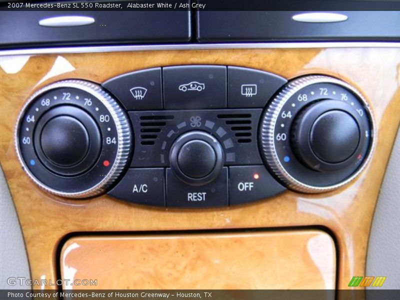 Alabaster White / Ash Grey 2007 Mercedes-Benz SL 550 Roadster