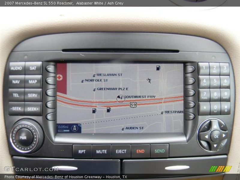 Alabaster White / Ash Grey 2007 Mercedes-Benz SL 550 Roadster