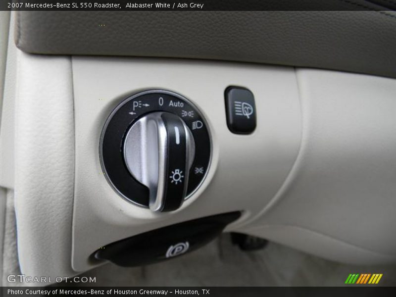 Alabaster White / Ash Grey 2007 Mercedes-Benz SL 550 Roadster