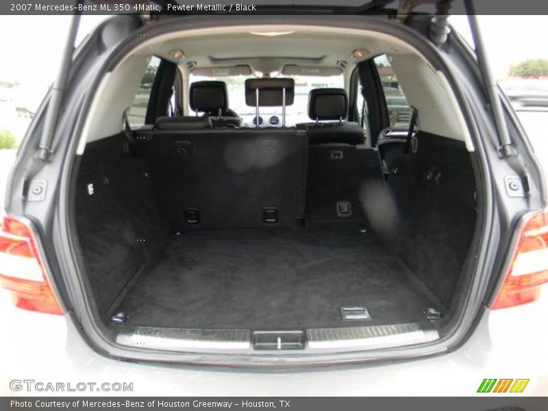 Pewter Metallic / Black 2007 Mercedes-Benz ML 350 4Matic
